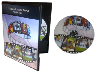 Dvd hoes en label